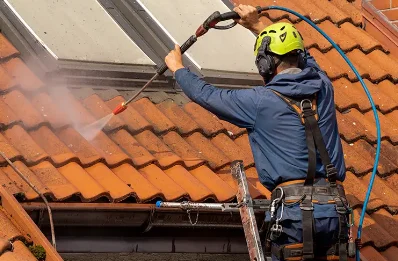 Démoussage et hydrofuge de toiture à Plougourvest